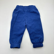 Load image into Gallery viewer, Boys US Polo Assn, blue cotton blend  track pants, elasticated, FUC, size 0-1,  