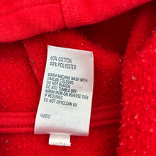 Load image into Gallery viewer, Boys Anko, red cotton blend fleece lined hoodie, GUC, size 2,  