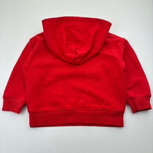 Load image into Gallery viewer, Boys Anko, red cotton blend fleece lined hoodie, GUC, size 2,  