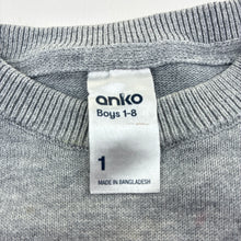 Load image into Gallery viewer, Boys Anko, cotton knit sweater, minor marks, FUC, size 1,  