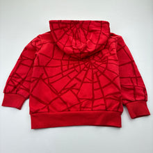 Load image into Gallery viewer, Boys Marvel, Spider-Man cotton blend fleece lined hoodie, GUC, size 3,  
