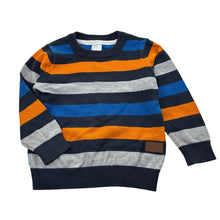 Load image into Gallery viewer, Boys Target, striped cotton knit sweater, NYC, FUC, size 2,  