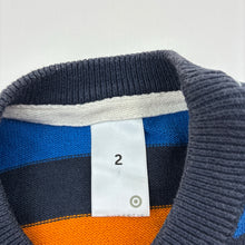 Load image into Gallery viewer, Boys Target, striped cotton knit sweater, NYC, FUC, size 2,  