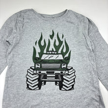 Load image into Gallery viewer, Boys Anko, marle cotton blend long sleeve t-shirt, monster truck, FUC, size 7,  