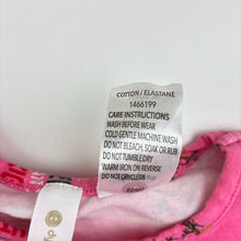 Load image into Gallery viewer, Girls Dymples, stretch cotton bodysuit, Christmas, FUC, size 0,  