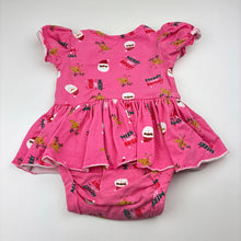 Load image into Gallery viewer, Girls Dymples, stretch cotton bodysuit, Christmas, FUC, size 0,  