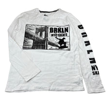 Load image into Gallery viewer, Boys Pavement, white cotton long sleeve t-shirt, minor marks, FUC, size 14,  
