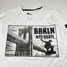Load image into Gallery viewer, Boys Pavement, white cotton long sleeve t-shirt, minor marks, FUC, size 14,  