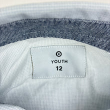 Load image into Gallery viewer, Boys Target, check cotton long sleeve shirt, mark back right sleeve, FUC, size 12,  