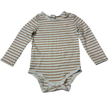 Load image into Gallery viewer, Unisex Anko, cream stretch cotton long sleeve bodysuit, FUC, size 1,  