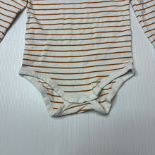 Load image into Gallery viewer, Unisex Anko, cream stretch cotton long sleeve bodysuit, FUC, size 1,  