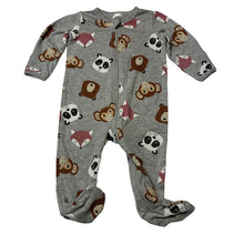 Load image into Gallery viewer, Unisex Baby Berry, animal print zip coverall, FUC, size 00,  