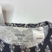 Load image into Gallery viewer, Girls Carter's, floral cotton romper, NEW, size 0,  