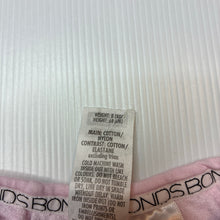 Load image into Gallery viewer, Girls Bonds, pink cotton blend terry zip wondersuit / romper, GUC, size 00,  