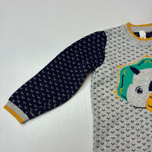 Load image into Gallery viewer, Boys Dymples, cotton knit sweater, dinosaur, EUC, size 1,  