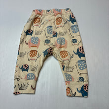 Load image into Gallery viewer, Unisex Gem Look, organic cotton baby leggings, elasticated, GUC, size 000,  