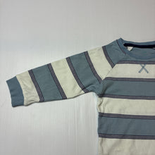 Load image into Gallery viewer, Boys John Lewis, striped cotton long sleeve t-shirt, GUC, size 3,  