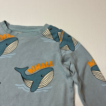 Load image into Gallery viewer, Boys Next, cotton pyjama top, whales, GUC, size 2-3,  