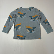 Load image into Gallery viewer, Boys Next, cotton pyjama top, whales, GUC, size 2-3,  