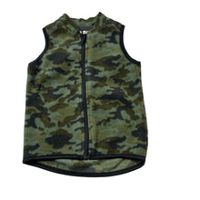 Load image into Gallery viewer, Boys Dymples, camo print zip fleece vest, GUC, size 1,  