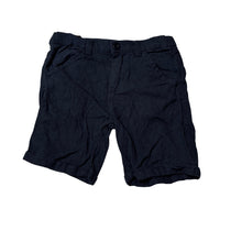 Load image into Gallery viewer, Boys Tilt, navy linen blend chino shorts, adjustable, FUC, size 3,  