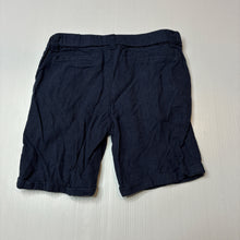 Load image into Gallery viewer, Boys Tilt, navy linen blend chino shorts, adjustable, FUC, size 3,  