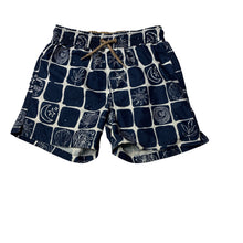 Load image into Gallery viewer, Boys Cotton On, board shorts, elasticated, seashells, GUC, size 4,  