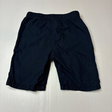 Load image into Gallery viewer, Boys H&amp;M, navy cotton shorts, elasticated, GUC, size 7,  