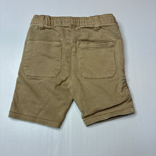 Load image into Gallery viewer, Boys Cotton On, tan stretch cotton shorts, elasticated, GUC, size 3,  