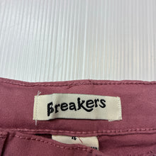 Load image into Gallery viewer, Unisex Breakers, mauve stretch cotton shorts, EUC, size 4,  