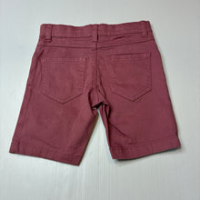 Load image into Gallery viewer, Unisex Breakers, mauve stretch cotton shorts, EUC, size 4,  