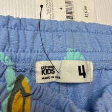 Load image into Gallery viewer, Boys Cotton On, cotton blend shorts, elasticated, turtle, NEW, size 4,  