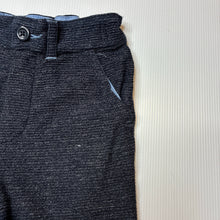 Load image into Gallery viewer, Boys Next, navy cotton blend shorts, adjustable, GUC, size 3-4,  