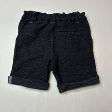 Load image into Gallery viewer, Boys Next, navy cotton blend shorts, adjustable, GUC, size 3-4,  