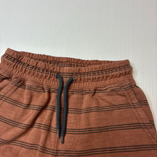 Load image into Gallery viewer, Boys Cotton On, brown cotton blend shorts, elasticated, GUC, size 3,  