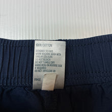 Load image into Gallery viewer, Boys Anko, navy cotton shorts, elasticated, GUC, size 12,  