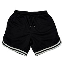 Load image into Gallery viewer, Unisex ELITE, black sports shorts, elasticated, GUC, size 6,  