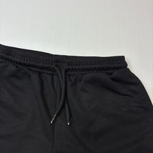Load image into Gallery viewer, Unisex ELITE, black sports shorts, elasticated, GUC, size 6,  