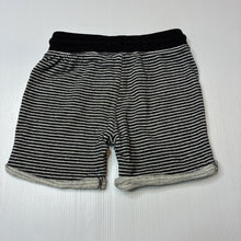 Load image into Gallery viewer, Boys Anko, striped cotton blend shorts, elasticated, GUC, size 3,  