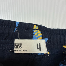 Load image into Gallery viewer, Boys Cotton On, shorts, elasticated, dinosaur, FUC, size 4,  