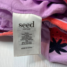 Load image into Gallery viewer, Girls Seed, lined cotton skirt, elasticated, embroidered, GUC, size 7,  