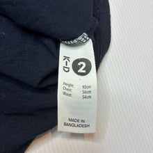 Load image into Gallery viewer, Boys KID, blue cotton t-shirt, dinosaur, GUC, size 2,  