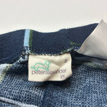 Load image into Gallery viewer, Unisex Peter Alexander, stretch cotton waffle pyjama pants / bottoms, GUC, size 2,  
