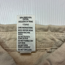 Load image into Gallery viewer, Boys KID, beige linen / cotton long sleeve shirt, GUC, size 1,  