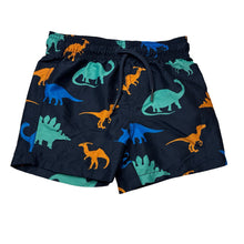 Load image into Gallery viewer, Boys Anko, board shorts, elasticated, dinosaurs, EUC, size 2,  