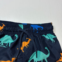 Load image into Gallery viewer, Boys Anko, board shorts, elasticated, dinosaurs, EUC, size 2,  