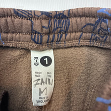 Load image into Gallery viewer, Boys Bright Bots, blue cotton shorts, elasticated, GUC, size 1,  