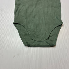 Load image into Gallery viewer, Unisex Baby Berry, grey marle cotton singletsuit, EUC, size 00,  