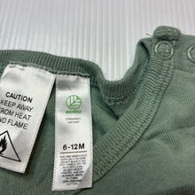 Load image into Gallery viewer, Unisex Baby Berry, grey marle cotton singletsuit, EUC, size 00,  
