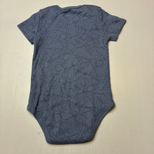 Load image into Gallery viewer, Unisex blue, ribbed cotton singlet top, GUC, size 000,  